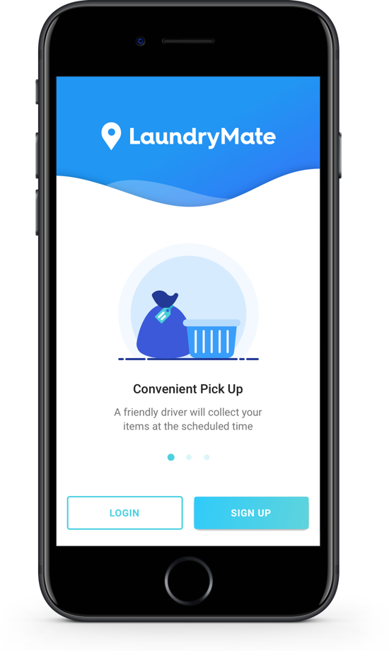 LaundryMate launch screen